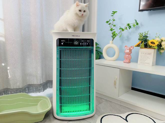 舒乐氏Umi宠物净化器吸附宠物浮毛、去异味更呵护家人健康(图8)
