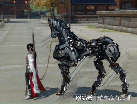 粉色的蛇哥+赛博马？剑网三玩家自创各种坐骑宠物玩家：明西班(图8)